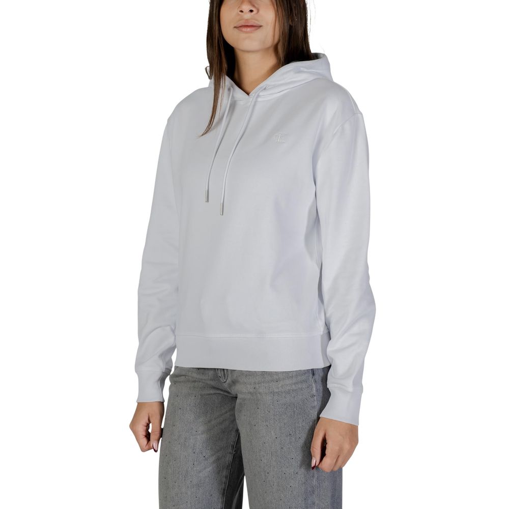 White Cotton Hoodie - ventzia