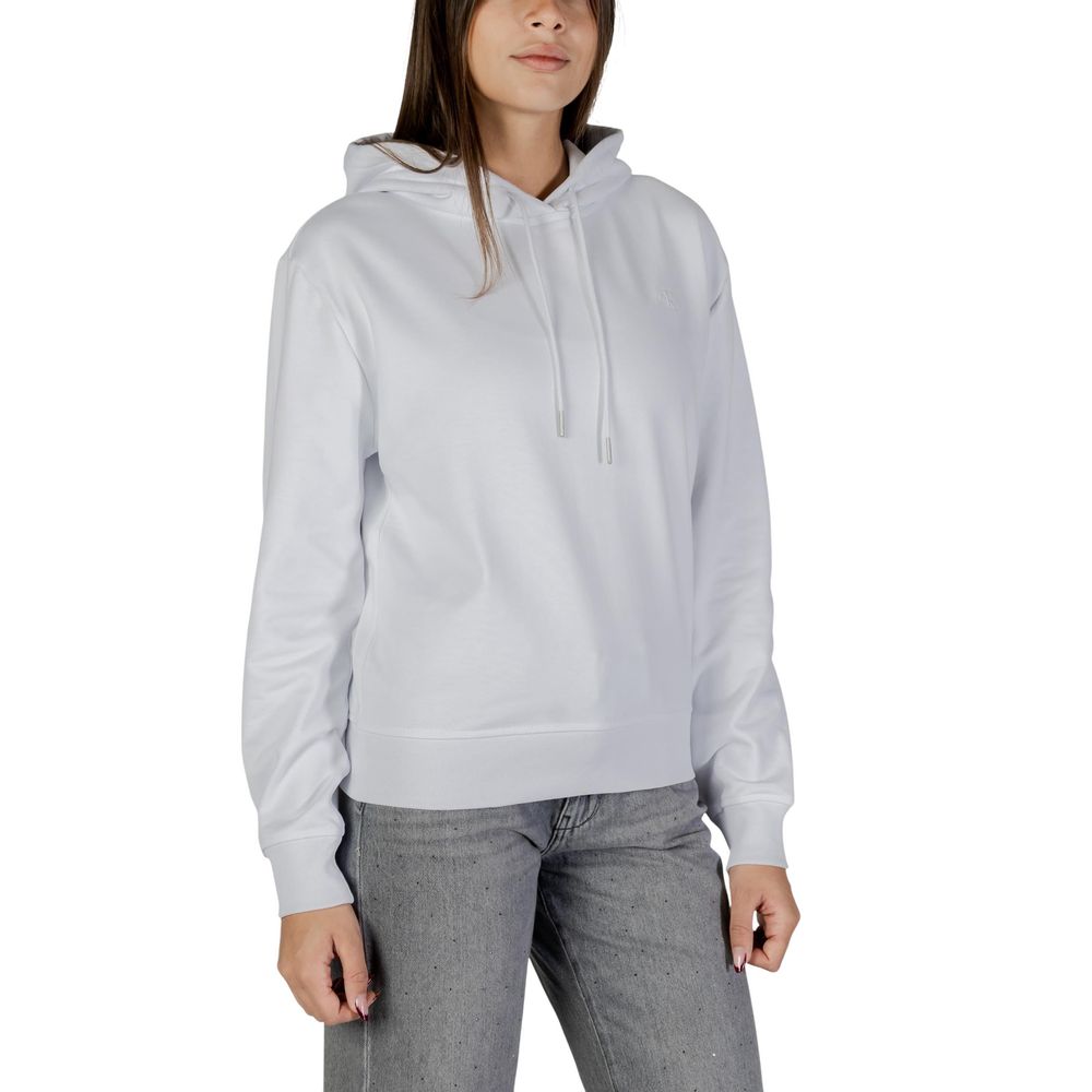 White Cotton Hoodie - ventzia