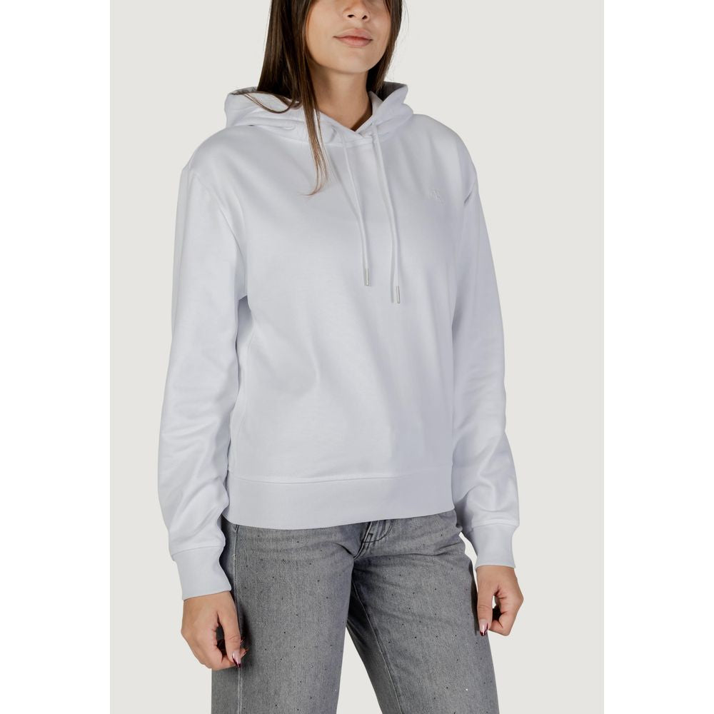 White Cotton Hoodie - ventzia