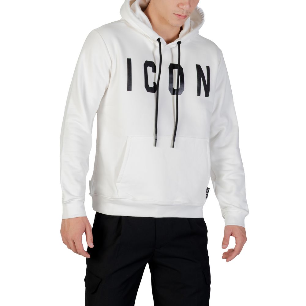 Black And White Cotton Hoodie - ventzia