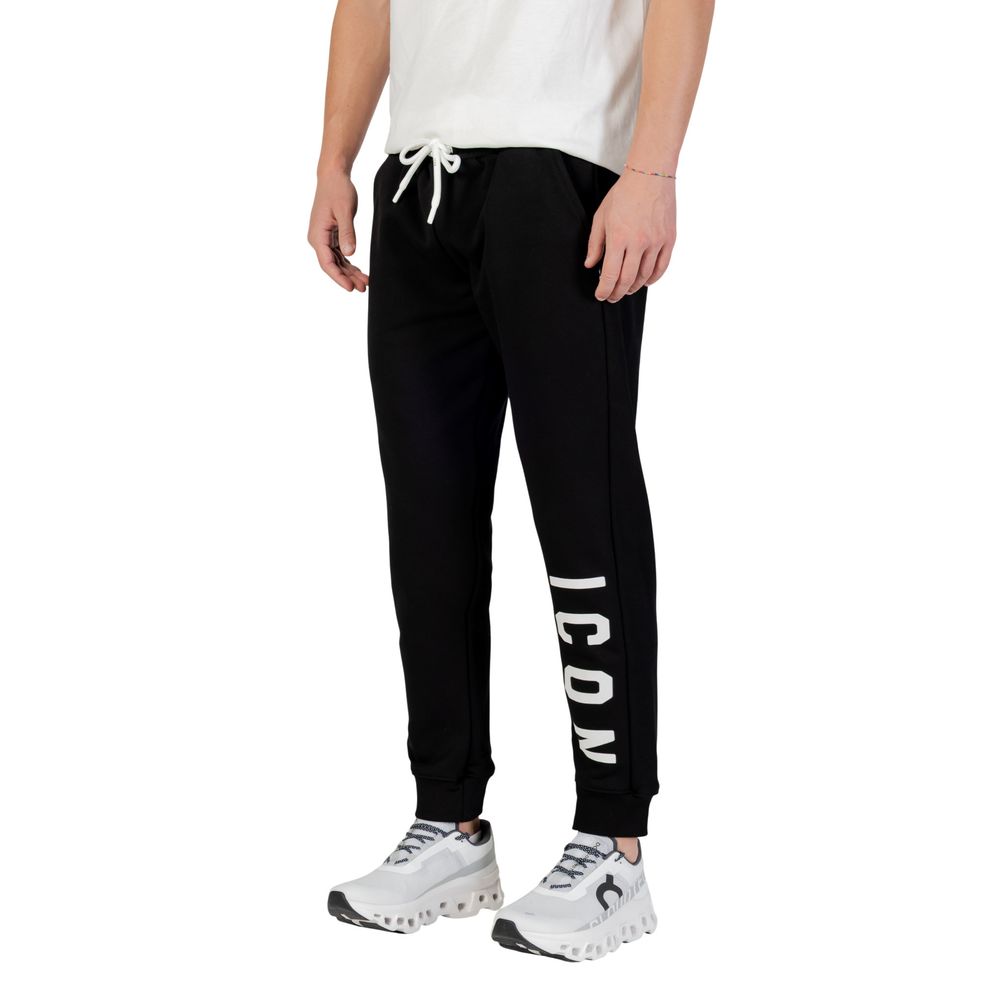 Black Cotton Joggers (Workout Pants) - ventzia