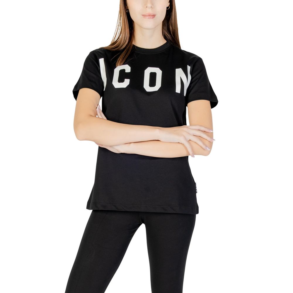 Black Cotton T-Shirt - ventzia