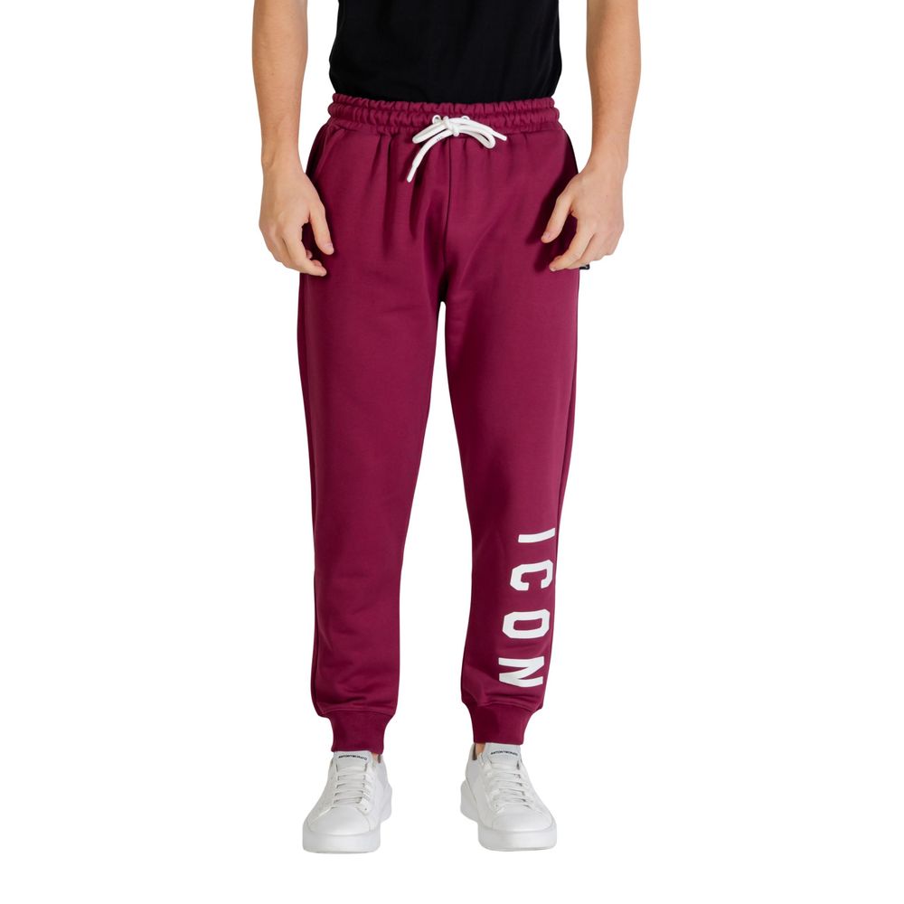 Bordeaux Cotton Joggers (Workout Pants) - ventzia