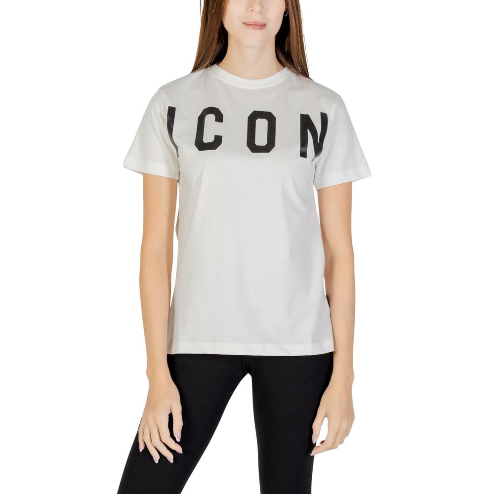 Cream Cotton T-Shirt - ventzia