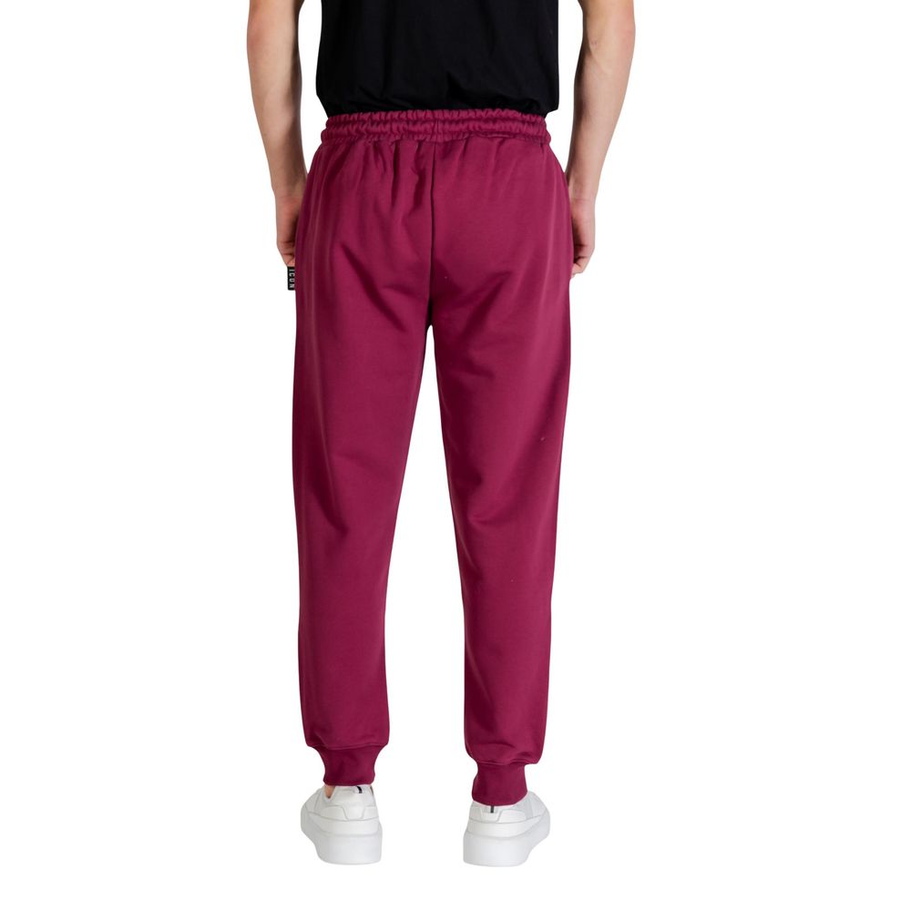 Bordeaux Cotton Joggers (Workout Pants) - ventzia