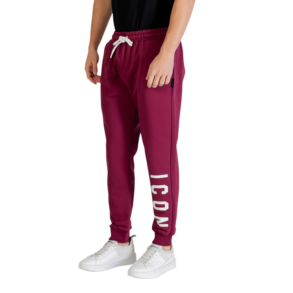 Bordeaux Cotton Joggers (Workout Pants) - ventzia