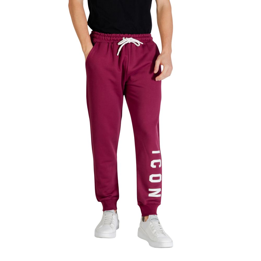 Bordeaux Cotton Joggers (Workout Pants) - ventzia