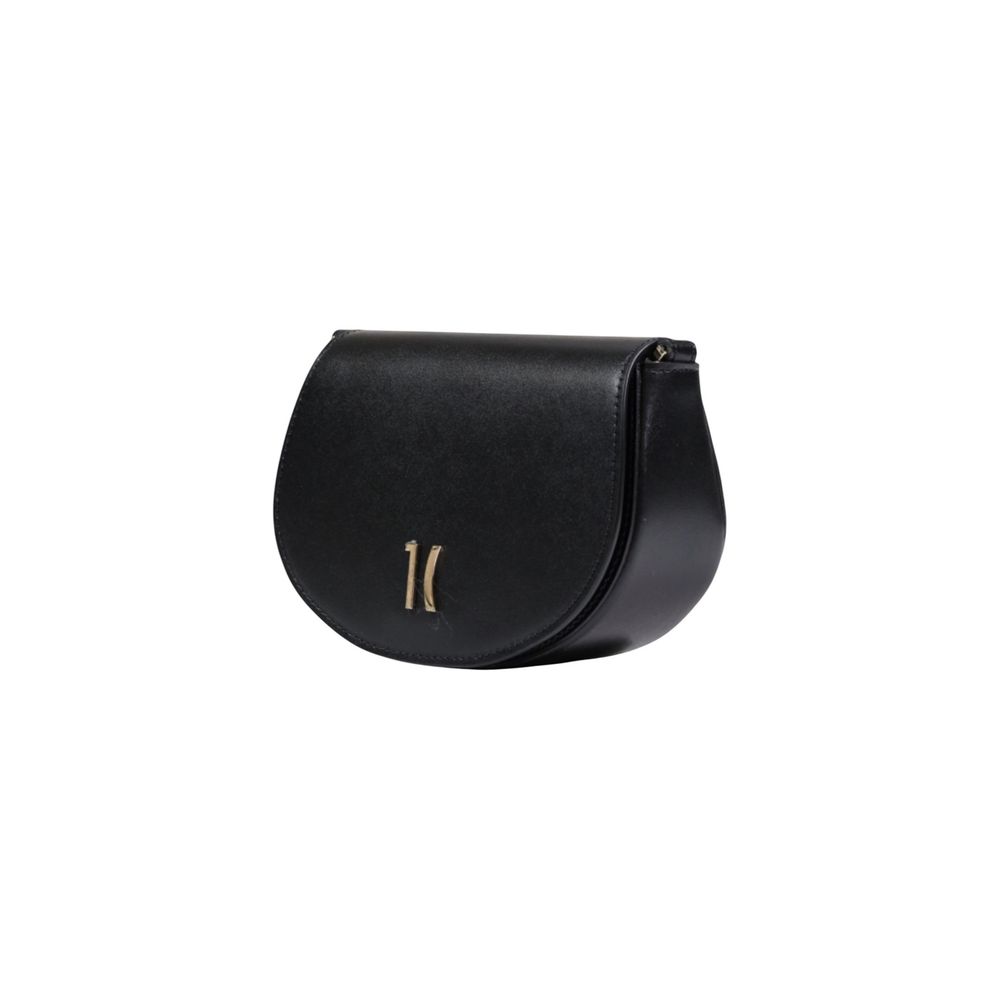 Black Leather Handbag - ventzia