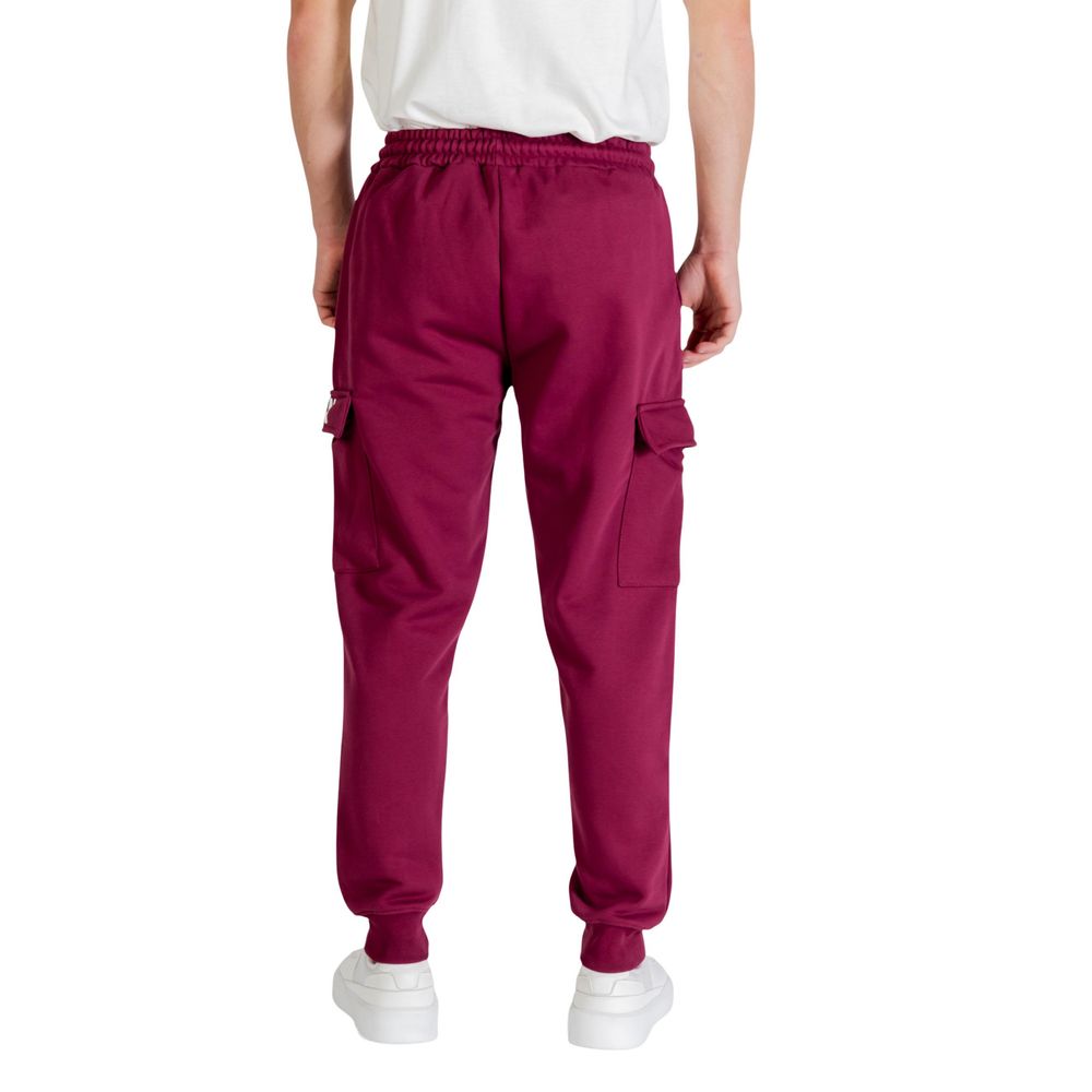 Bordeaux Cotton Joggers (Workout Pants) - ventzia