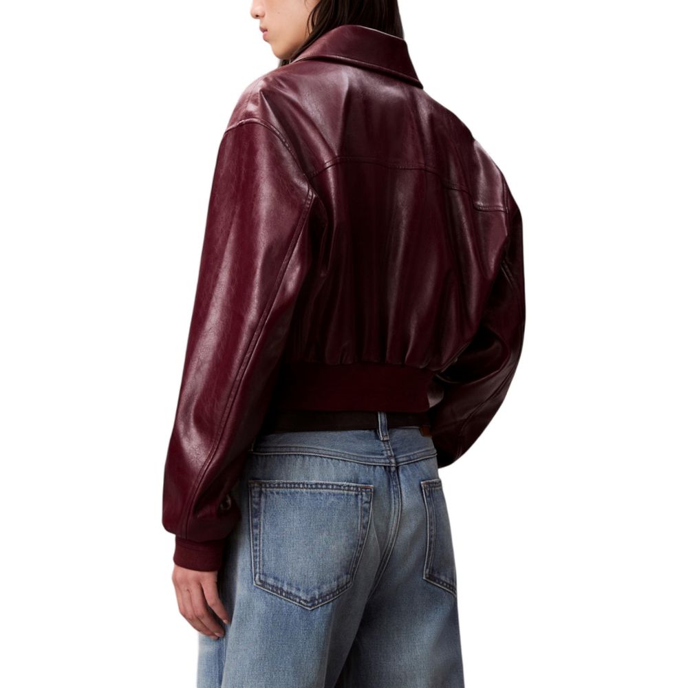 Bordeaux Leather Jacket - ventzia