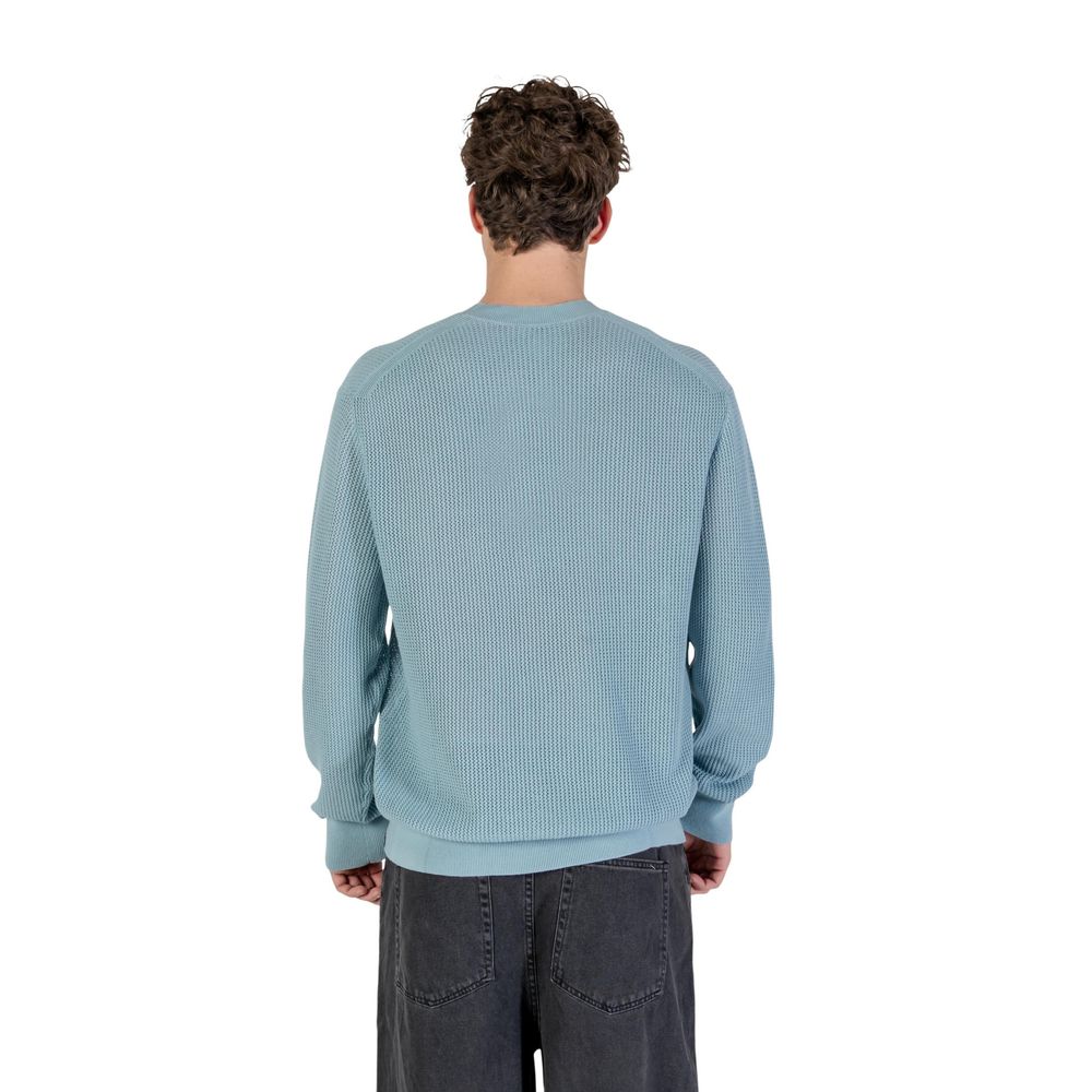 Blue Cotton Sweatshirt - ventzia