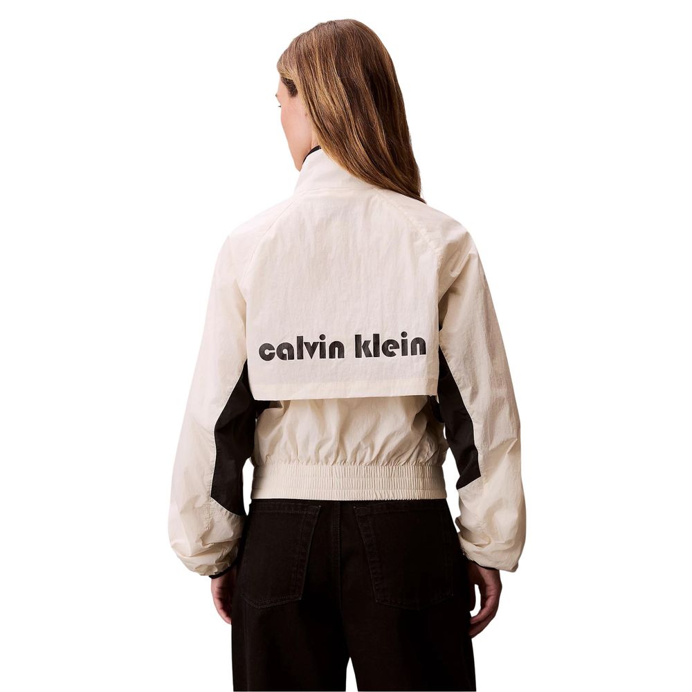White Polypropylene Shell Jacket - ventzia