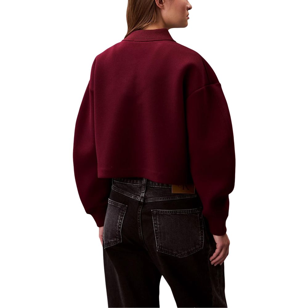 Bordeaux Viscose Bomber - ventzia