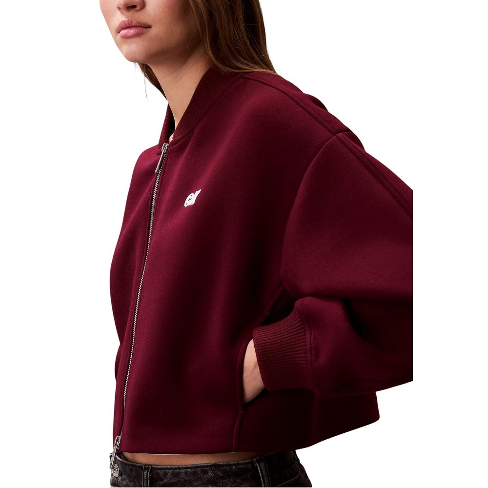 Bordeaux Viscose Bomber - ventzia