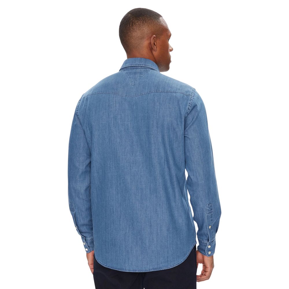 Light Blue Denim Shirt - ventzia