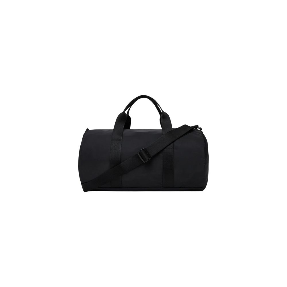 Black Recycled Polyester Duffel Bag - ventzia