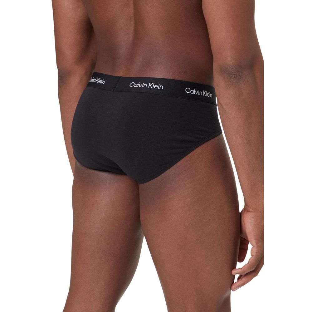 Black Cotton Briefs - ventzia
