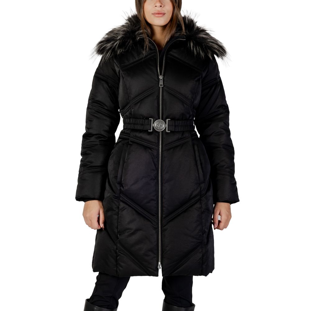 Black Cotton Coat - ventzia