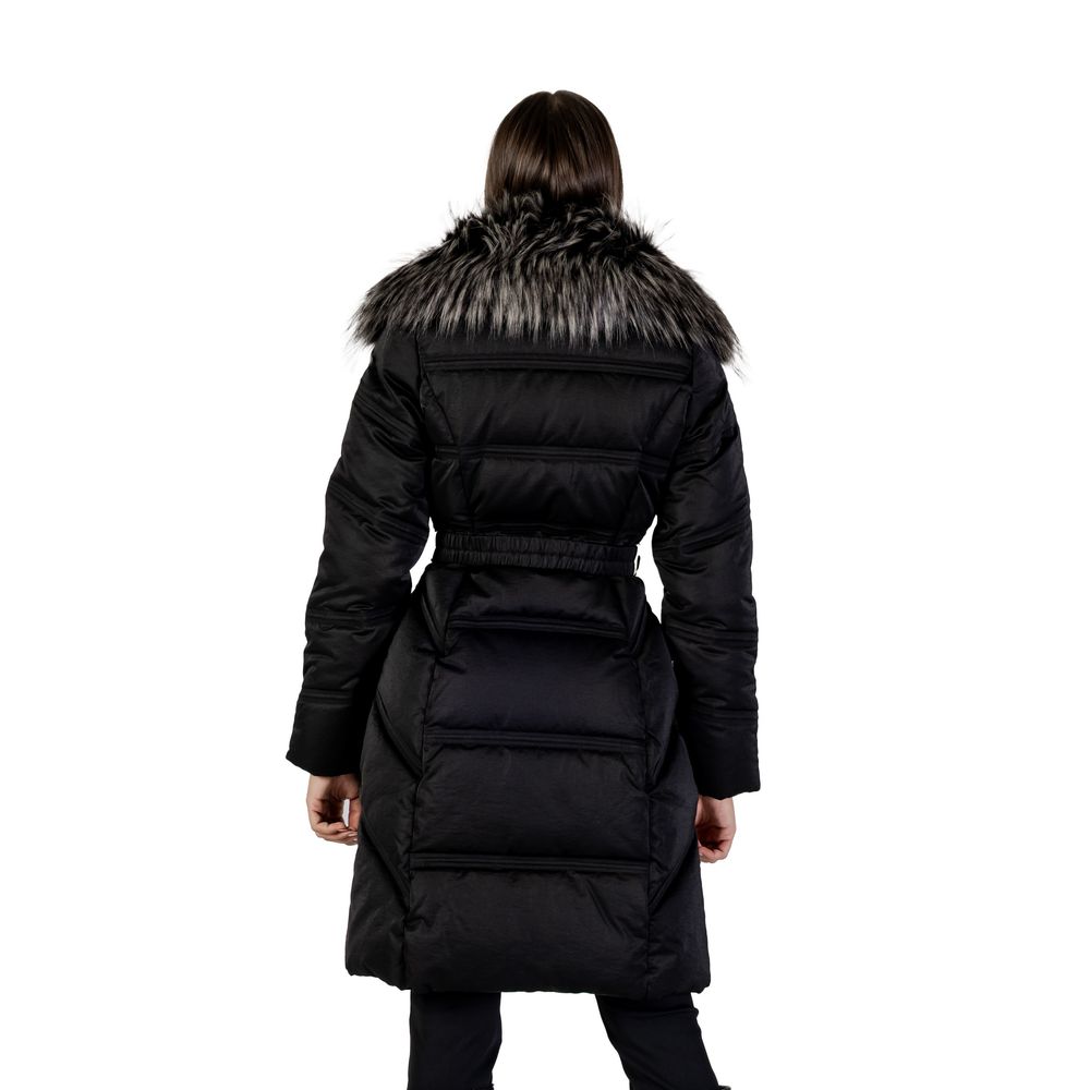 Black Cotton Coat - ventzia