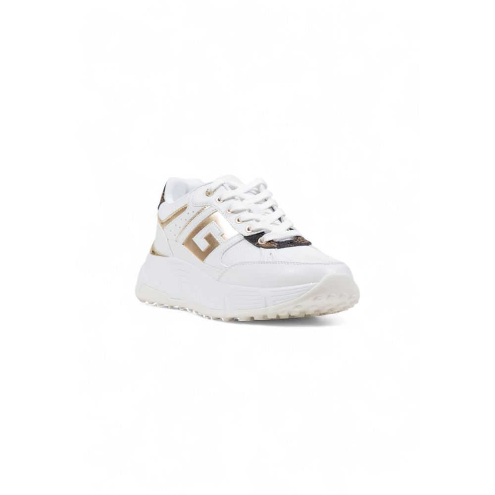 White Polyethylene Chunky Sneakers