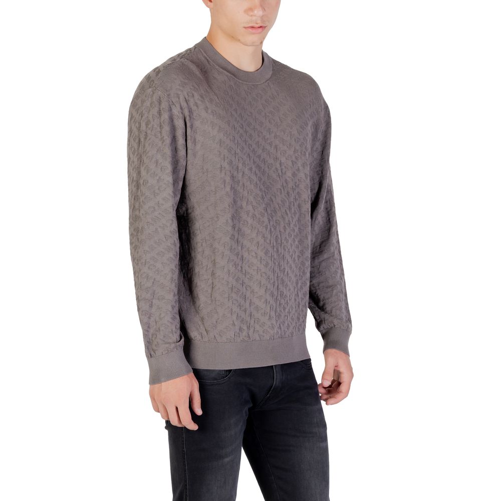Gray Polyamide Sweatshirt - ventzia