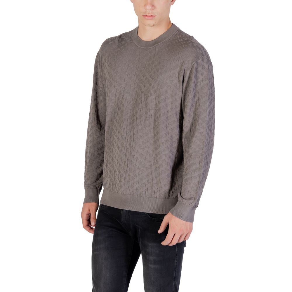 Gray Polyamide Sweatshirt - ventzia