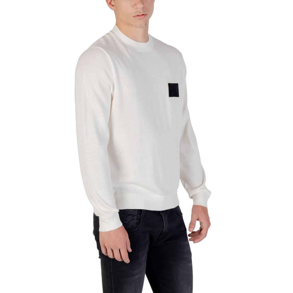 White Marabou Sweatshirt - ventzia