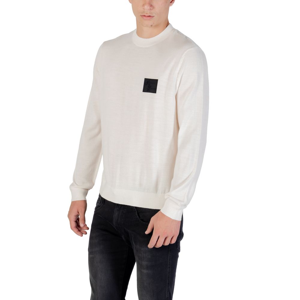 White Marabou Sweatshirt - ventzia