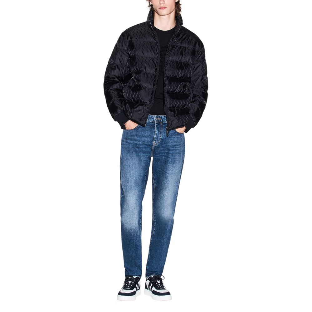 Black Polyamide Coat - ventzia