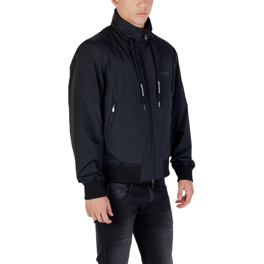 Black Polyamide Bomber - ventzia