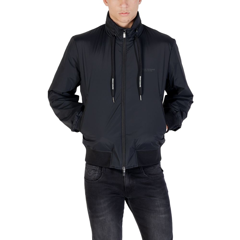Black Polyamide Bomber - ventzia