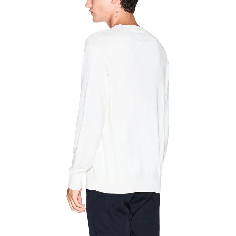 Cream Viscose Sweatshirt - ventzia
