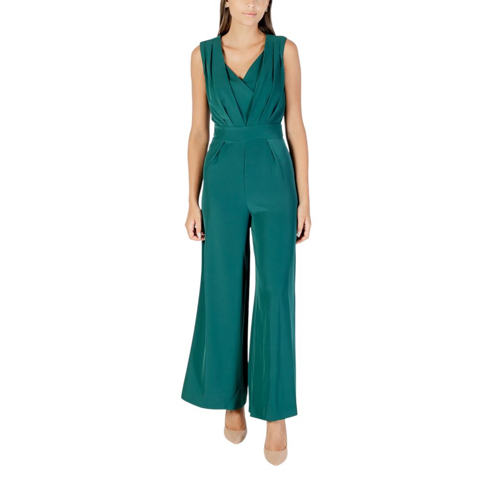 Bicolor Polyester Jumpsuit - ventzia
