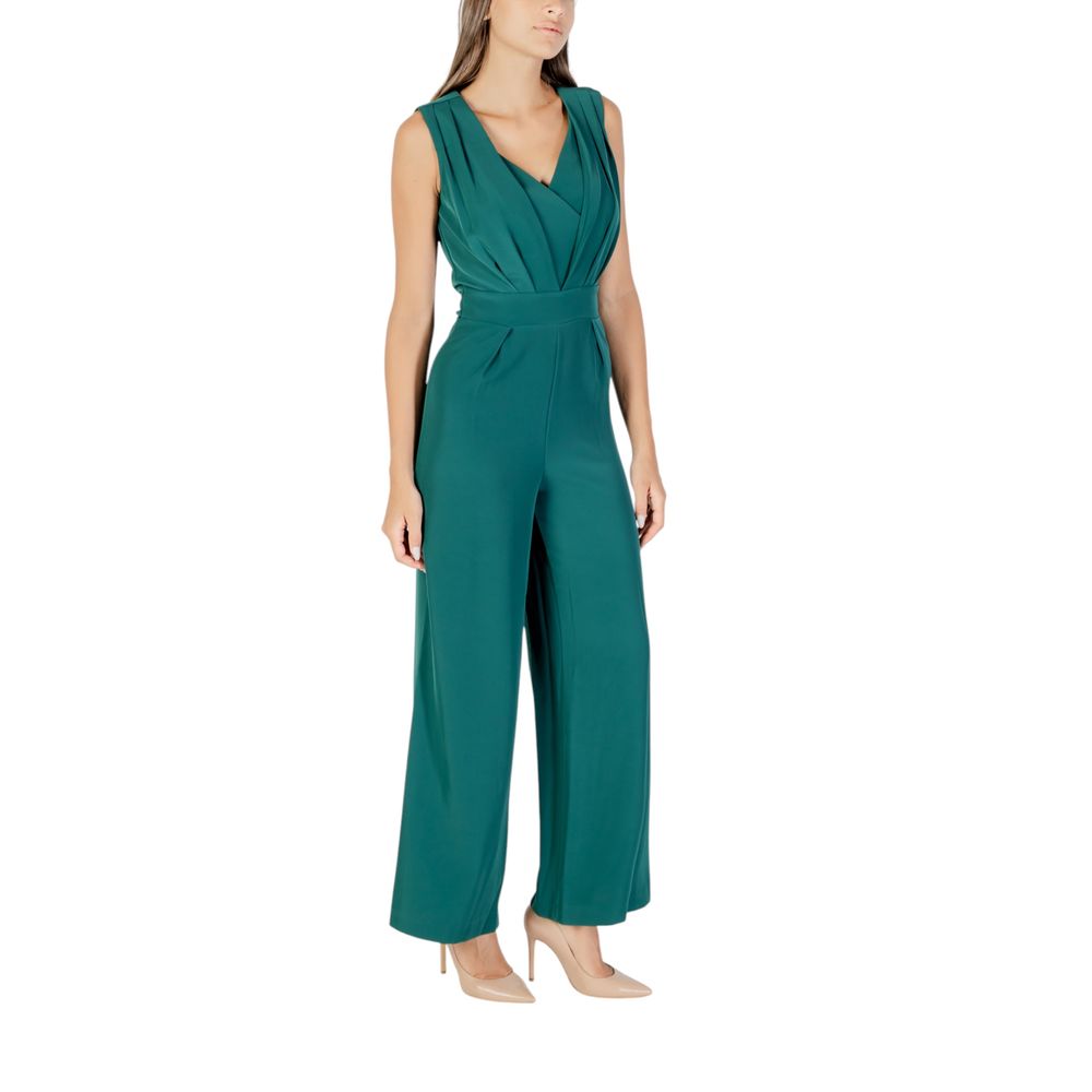 Bicolor Polyester Jumpsuit - ventzia
