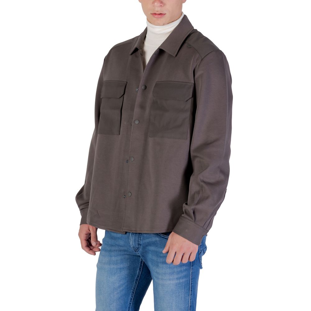 Green Denim Shirt - ventzia