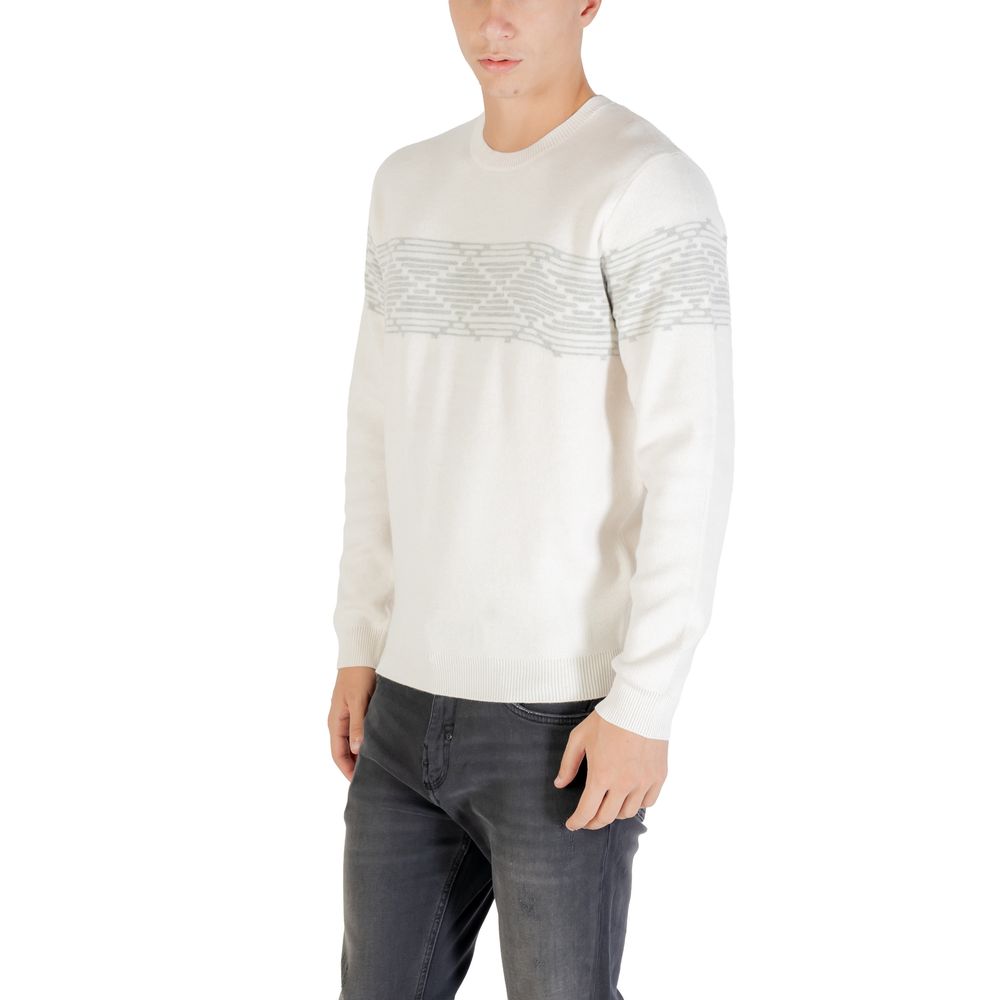 Beige Polyester Sweatshirt - ventzia