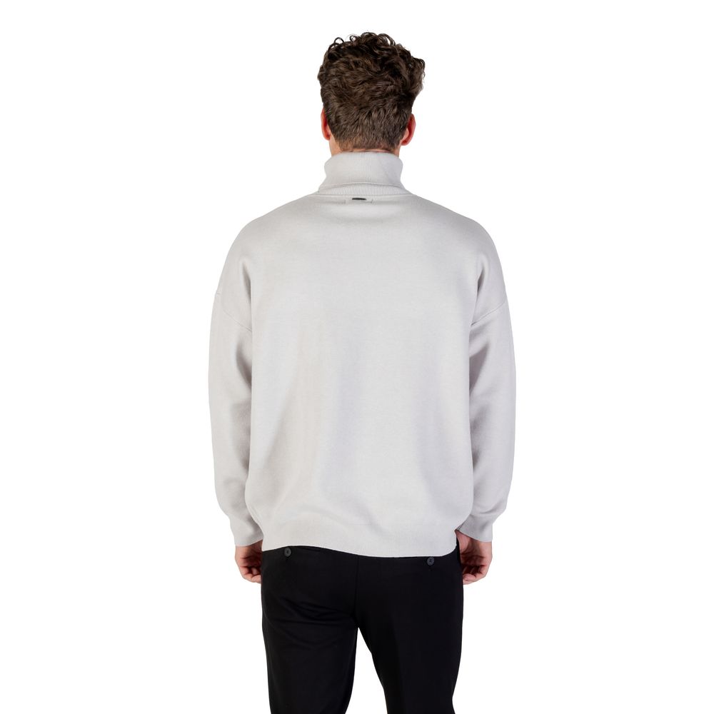 Gray Viscose Sweatshirt - ventzia