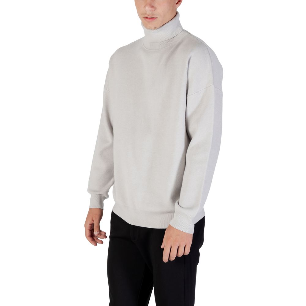 Gray Viscose Sweatshirt - ventzia