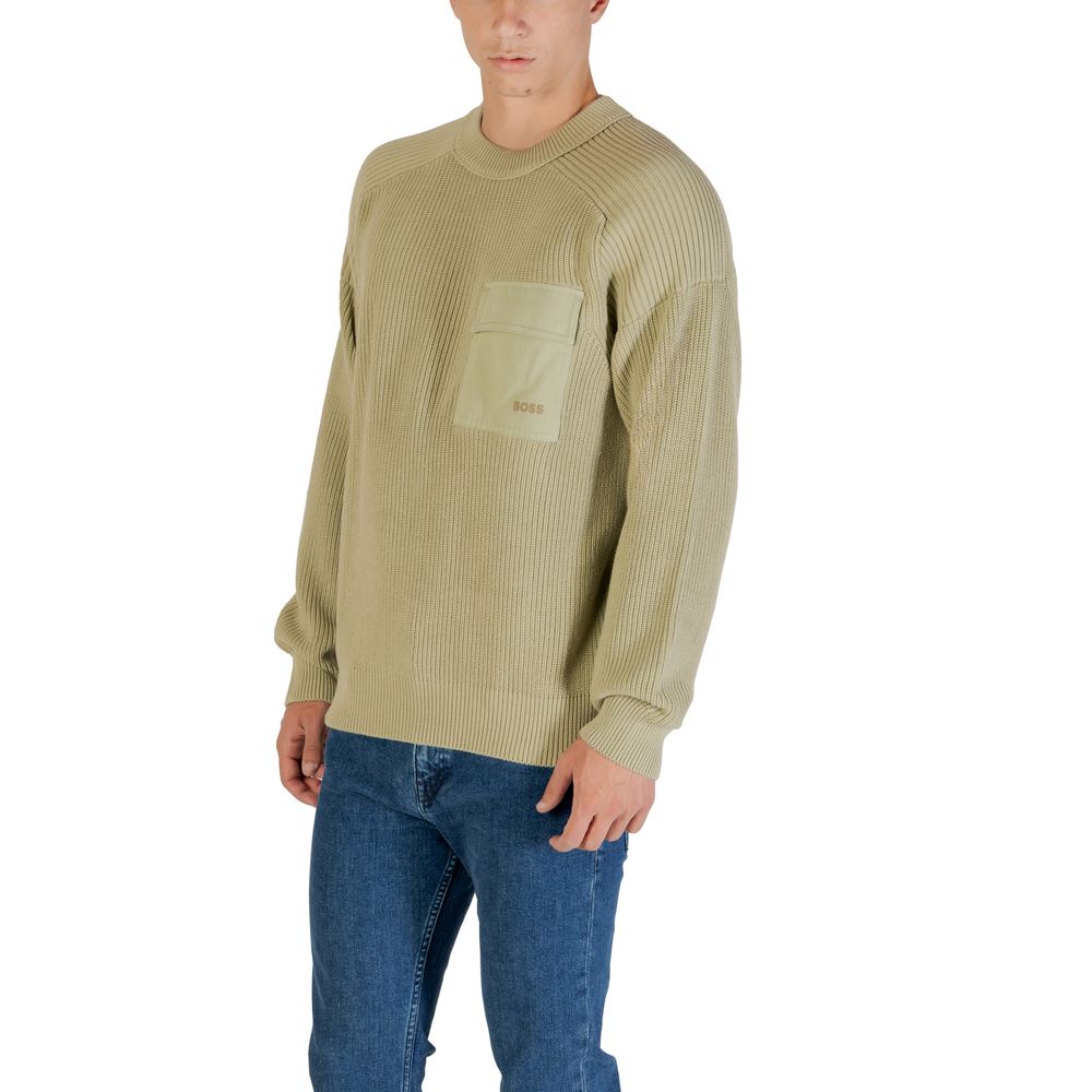 Green Cotton Sweatshirt - ventzia