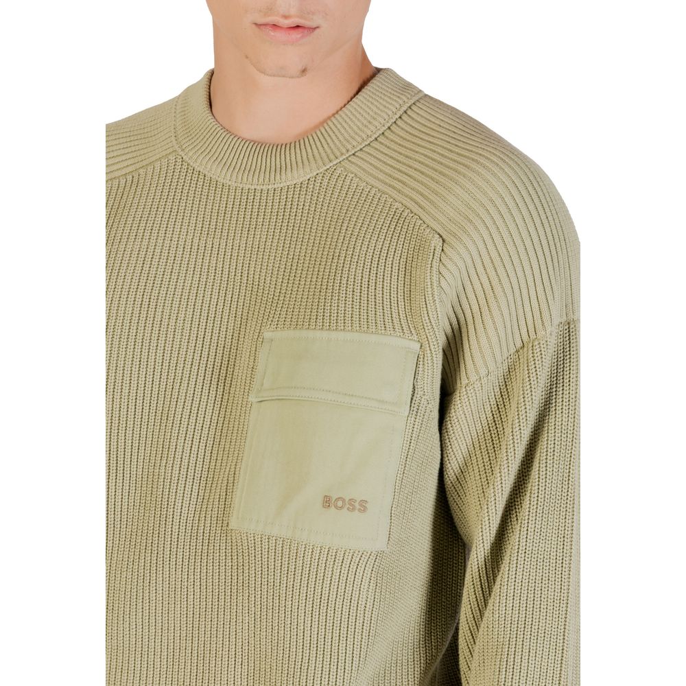 Green Cotton Sweatshirt - ventzia