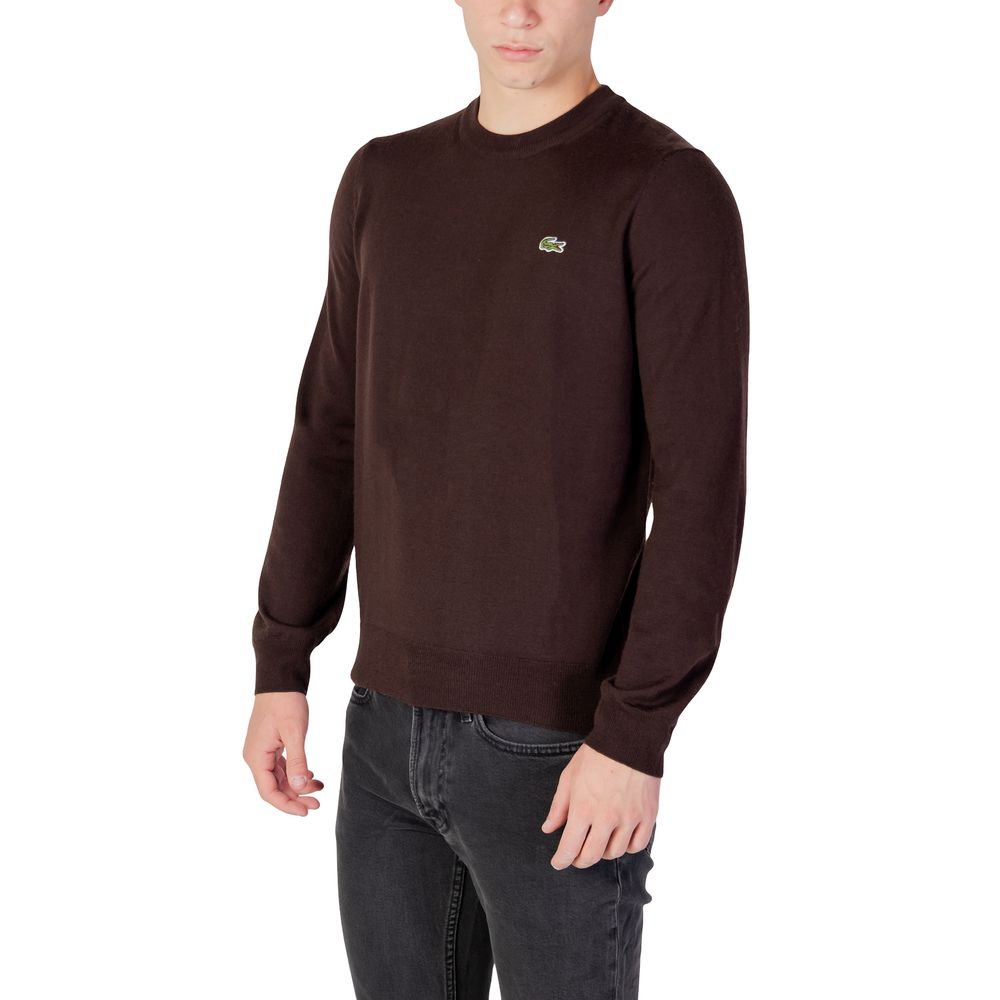 Brown Wool Sweatshirt - ventzia