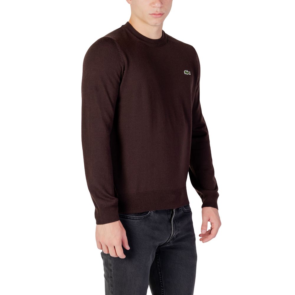 Brown Wool Sweatshirt - ventzia