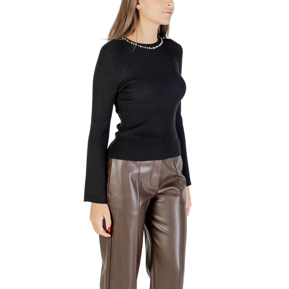 Black Viscose Sweatshirt - ventzia