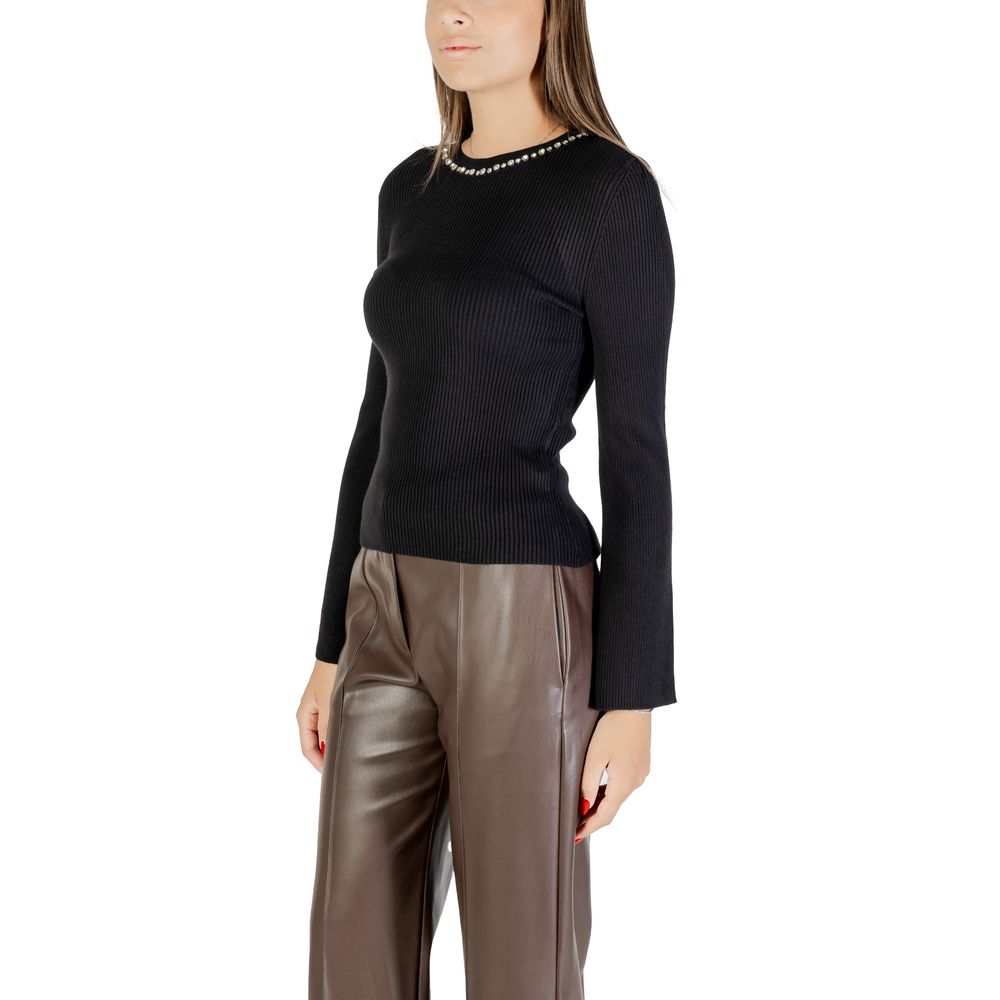 Black Viscose Sweatshirt - ventzia