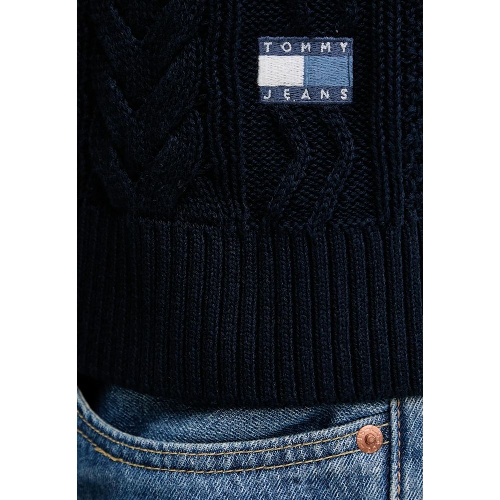 Blue Recycled Cotton Sweatshirt - ventzia