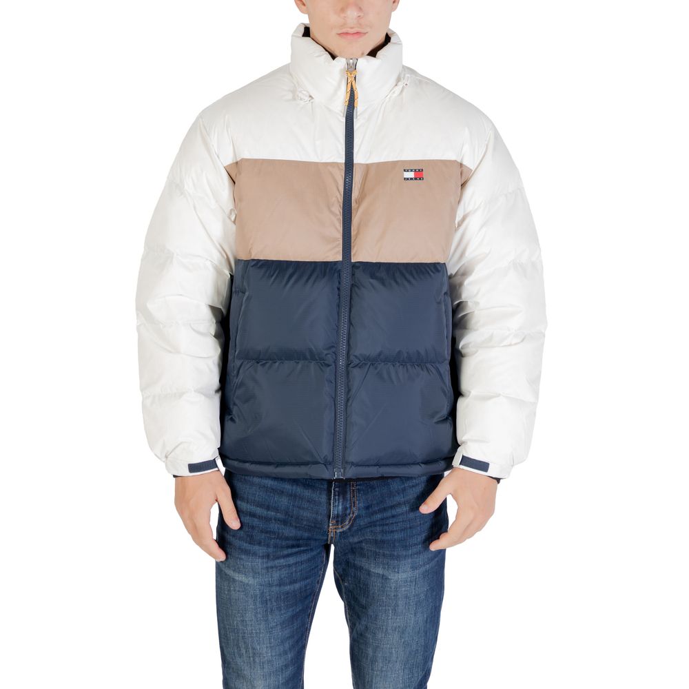 Cream Recycled Polyester Bomber - ventzia