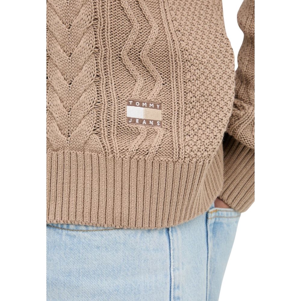 Beige Recycled Cotton Sweatshirt - ventzia