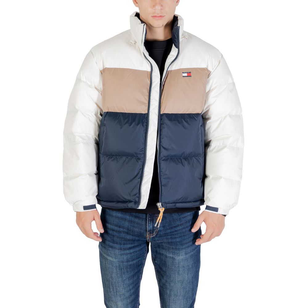 Cream Recycled Polyester Bomber - ventzia