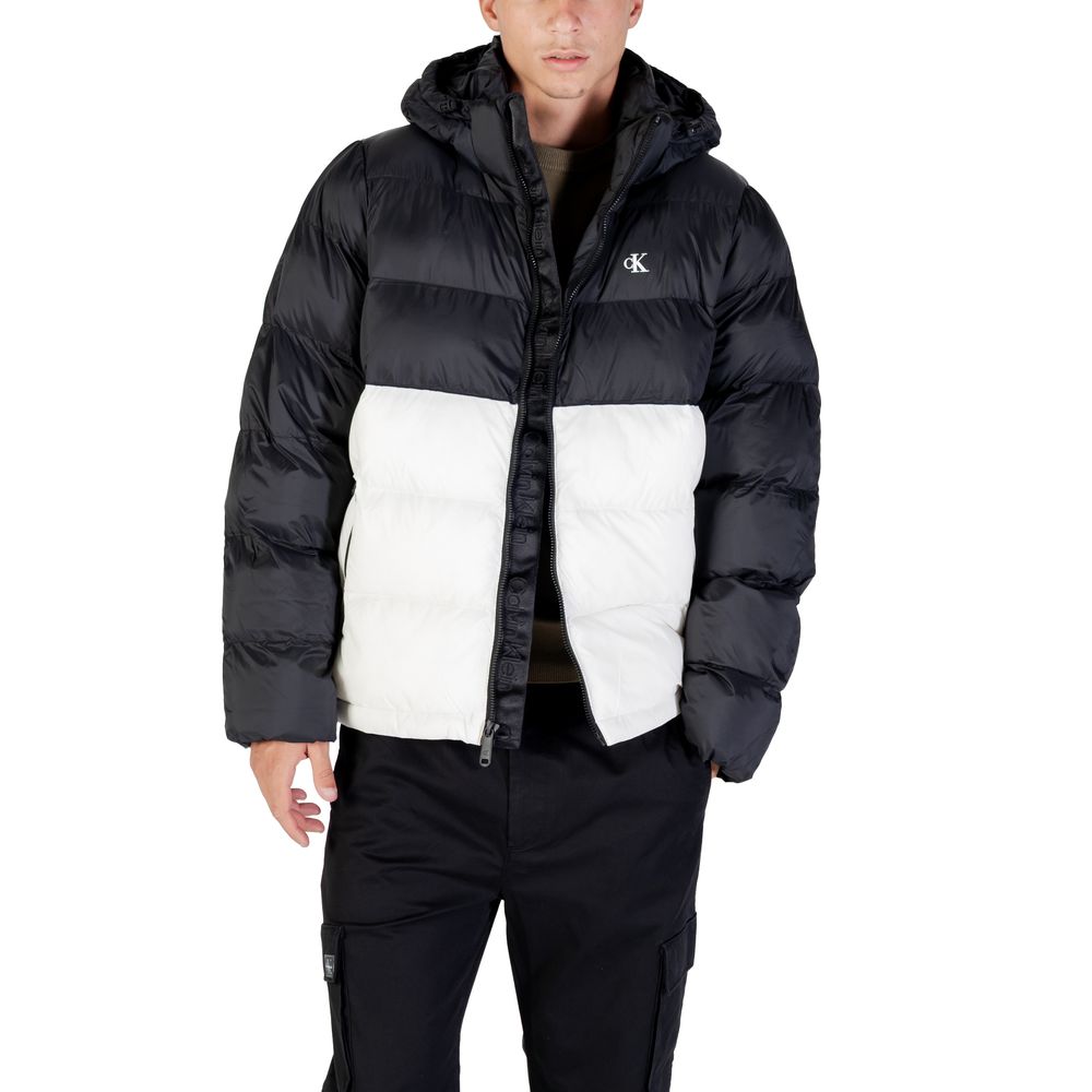 Cream Polyamide Coat - ventzia