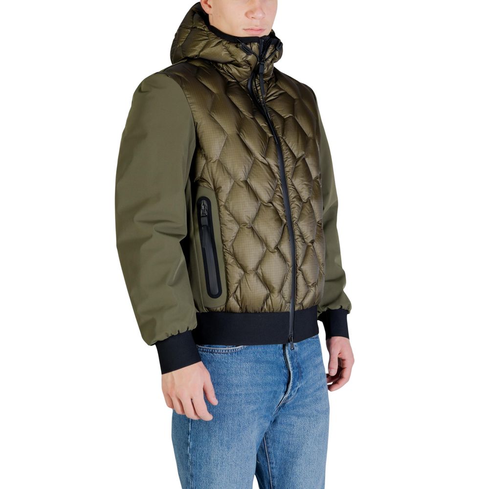Bicolor Polyamide Coat - ventzia